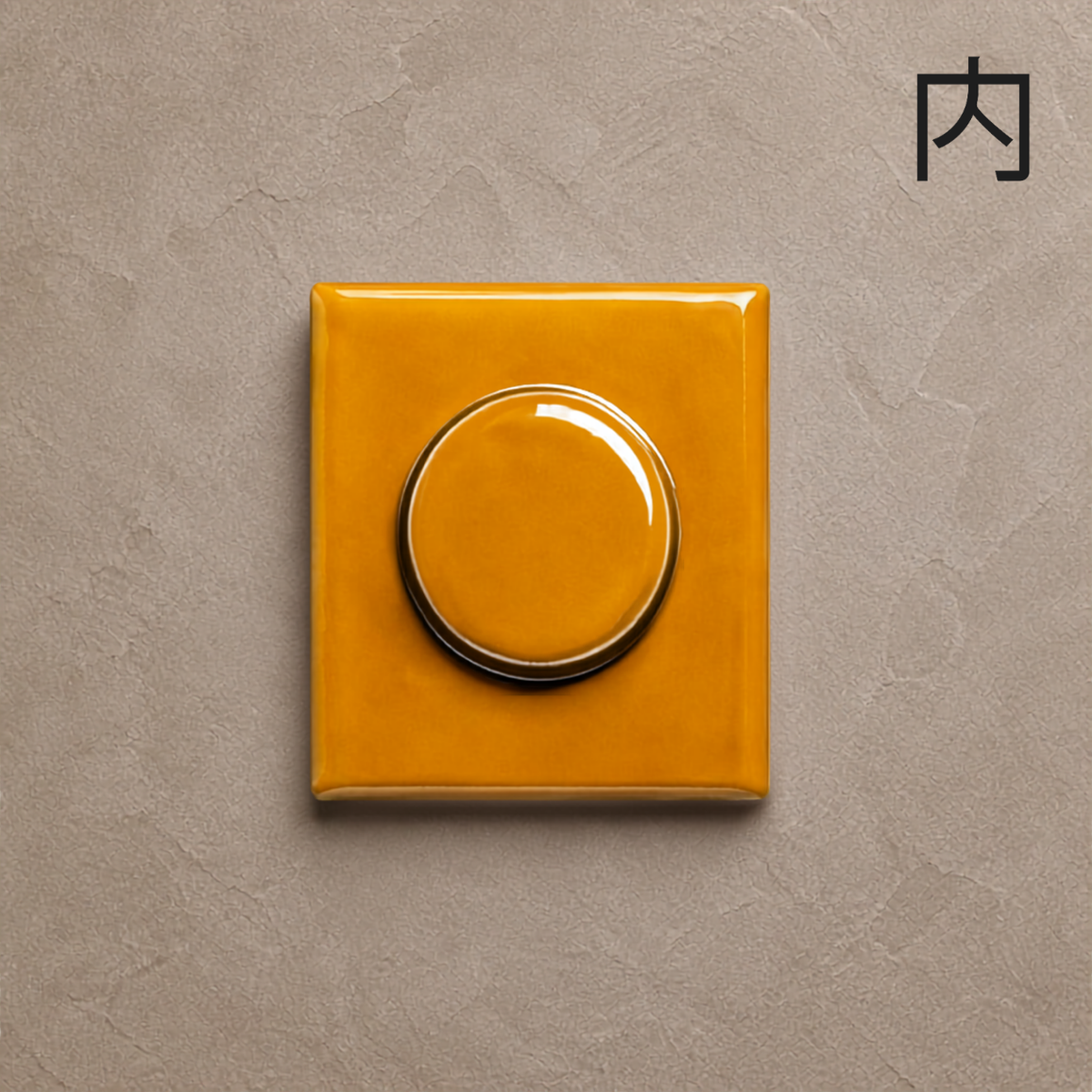 Honeydew Lego Tile - Infuse vibrant, mid-century retro warmth into your space with this 3D ceramic tile.