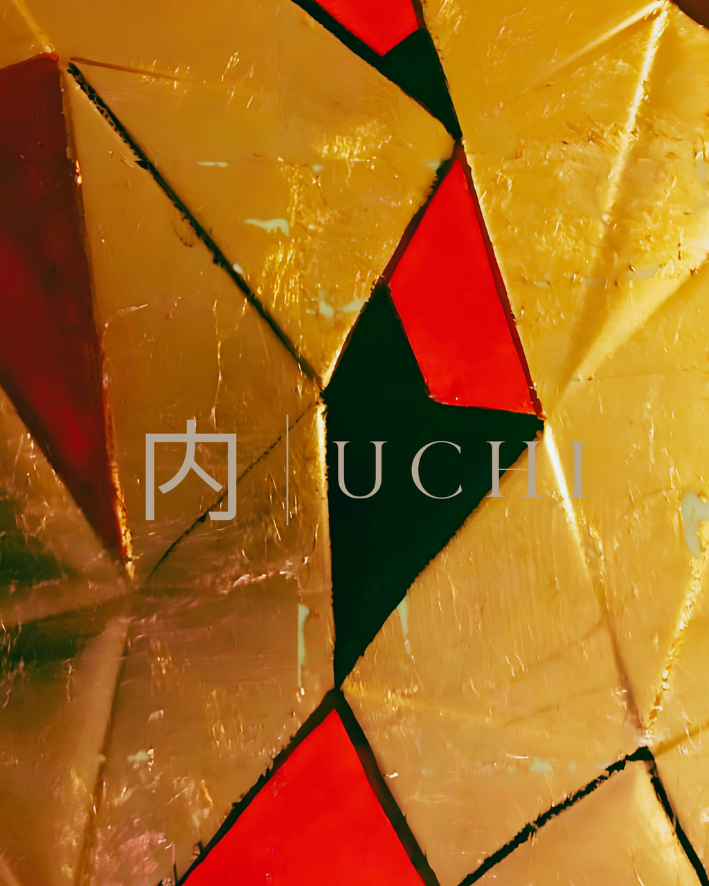 GOLD & RED MOSAIC