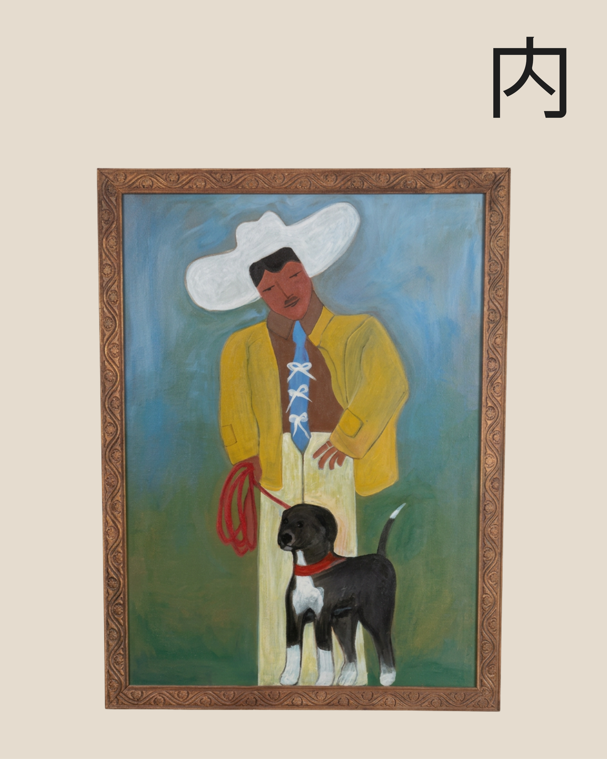 Yo Sí, Hombre original artwork - 1-of-1 original canvas painting from founder Alisha’s personal studio collection.